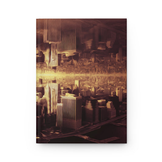 Fantasy City Hardcover Journal Matte